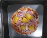 A picture of step 2 of Easy Flour Tortilla Pizza.