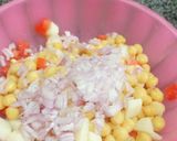 A picture of step 1 of Kurkary chana Chaat.