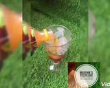 A picture of step 1 of Orange sunrise.
