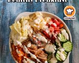Gambar langkah 7 resipi Chicken Salad (Healthy Breakfast).