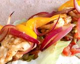 Hình bước làm 7 của món Chicken Fajitas - Cuốn Gà Áp Chảo Kiểu Mexico
