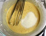 A picture of step 3 of Achari Khaman Dhokla.