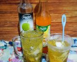 Foto langkah ke 3 dari resep Es Kelapa Rasa Jeruk Manis.