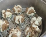 Foto langkah ke 6 dari resep Bolu Kukus Mekar Fiber Creme Non Soda rasa Coffee Mocca.