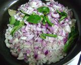 A picture of step 1 of Chettinad Pepper Chicken.
