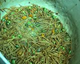 A picture of step 3 of Brown Spaghetti.