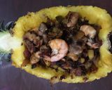 A picture of step 7 of Surf and Turf Pineapple.