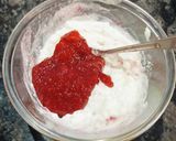 A picture of step 3 of Strawberry Srikhand.