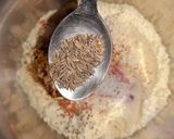 A picture of step 2 of Rajasthani gatte ki sabji.