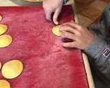 A picture of step 2 of Ravioli with Cardoncelli Mushrooms and Aspragine.
