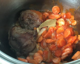 Foto del paso 1 de la receta: Lentejas pardinas con verduras y carrilladas de cerdo