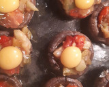 Foto del paso 2 de la receta: Champiñones rellenos de pisto y huevo de codorniz