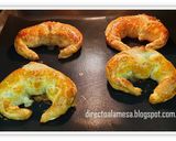 Foto del paso 8 de la receta Croissants de espinacas, queso de cabra y cebolla caramelizada