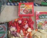 Foto langkah ke 1 dari resep Tumis buncis+ kikil pedas manis.