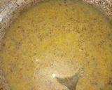 A picture of step 2 of Besan Milk Burfi from ghee residue.