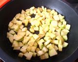 Foto del paso 1 de la receta: Fusili con calabacín, bacon y Philadelphia