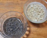 Foto del paso 2 de la receta: Licuado supersaludable avena+chía+cacao+cúrcuma