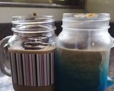A picture of step 2 of Oreo milkshake.