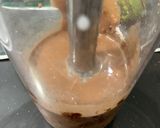 Hình bước làm 1 của món Pancake Cacao Chuối Bé Ăn Dặm BLW