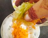 A picture of step 1 of Tandoori Tzatziki dip.