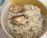 Foto langkah ke 5 dari resep Nasi Tim Ayam.