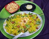A picture of step 8 of Batata poha.