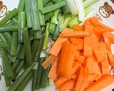 Foto langkah ke 3 dari resep Asam manis tahu jamur.