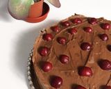 Sajttorta meggyes piskótán recept fázis 10 fotója