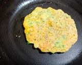 A picture of step 3 of Savoury Veggie Pancakes.