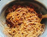 A picture of step 9 of Chowmein (veg Chowmein) 😋😋😋.