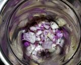 A picture of step 2 of Soya chunks masala dry.