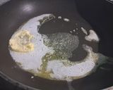 A picture of step 2 of Fry raw banana dip with white sauce.