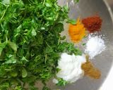 A picture of step 1 of Methi jowar Thepla.