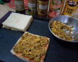 A picture of step 3 of Mexican Sandwich.