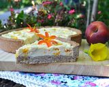 Foto del paso 6 de la receta: Tarta integral de ricota y duraznos🤓