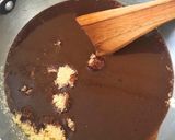 A picture of step 4 of Chocolate Halwa/Sheera.