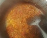 A picture of step 4 of Achari Bhindi.