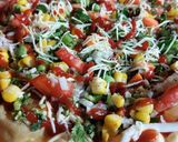 A picture of step 5 of The papadpuri chat.