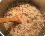 Une image de l'étape 11 de Risotto au chorizo et bacon.