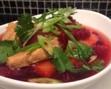 Hình bước làm 2 của món Canh Củ Dền Hầm Sườn Heo