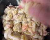 Une image de l'étape 3 de Gnocchis saumon fumé mozzarella gratinés à l’air fryer.