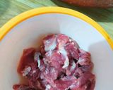 Foto langkah ke 2 dari resep Serundeng Kelapa isi Daging Sapi (Manfaatkan sisa Daging Qurban).
