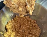 A picture of step 4 of M&Ms chocolate cookies.