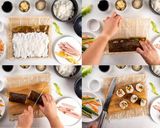 รูปขั้นตอนการทำที่ 1 ของ 🍙คิมบับ เมนูสุดฮิตแสนสะดวกในเวลาเร่งรีบอยู่ท้องไปอีกมื้อ