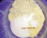 A picture of step 4 of Garri cookies.