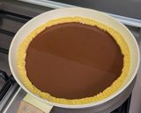 Foto langkah ke 3 dari resep Pie Susu Cokelat Teflon.