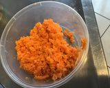 Une image de l'étape 2 de Gratin de lentilles,riz et carottes aux épices façon crumble.