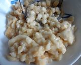 A picture of step 1 of Banana Coconut Steamed Cake (Khanom Kluay).