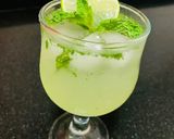 A picture of step 3 of Mint lemonade.