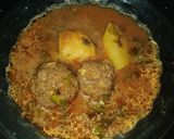 A picture of step 4 of Aloo koftay.